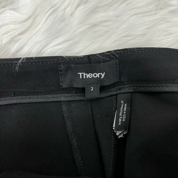 NWOT Theory Classic Skinny Pants Perform Tech Black Business Casual Women’s 2 - Picture 6 of 10